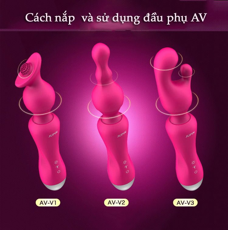 Jupinter Chày Rung 3 Đầu Kích Thích G Điểm G Đỉnh Cao SHP556