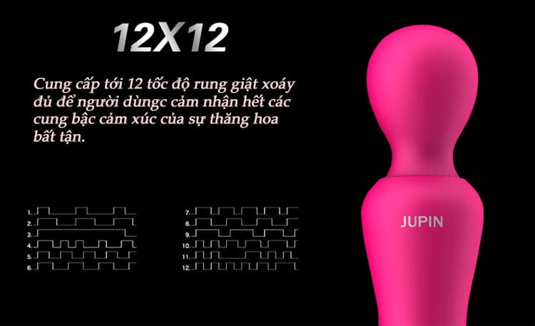 Jupinter Chày Rung 3 Đầu Kích Thích G Điểm G Đỉnh Cao SHP556