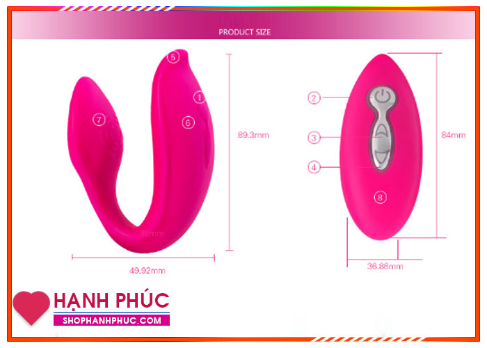 Máy Rung 2 Đầu WoYes SHP871 Kích Thích Mạnh Mẽ Tình Dục Máy Rung 2 Đầu WoYes SHP871 Kích Thích Mạnh Mẽ Tình Dục