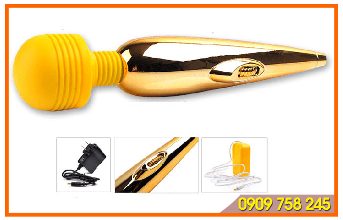Chày Rung Điểm G Mạ Kim Nhật Bản Mini Sang Trọng Kích Thích
