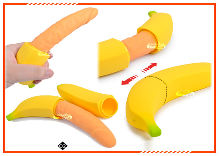 Banana Moni Chim Giả Ngụy Trang Chuối Cao Cấp Kích Thích