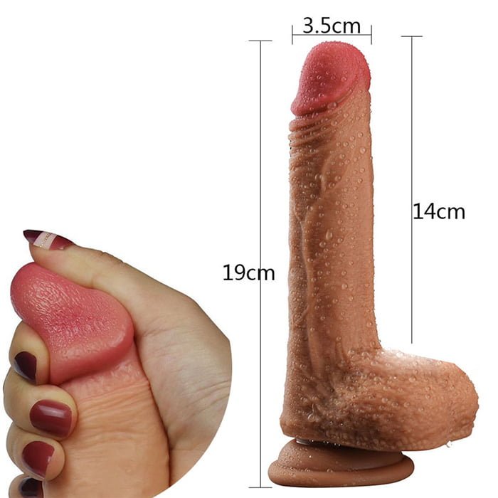 Dương Vật Giả Dán Tường 18CM Chuẩn SHP560 Kích Thích Mạnh