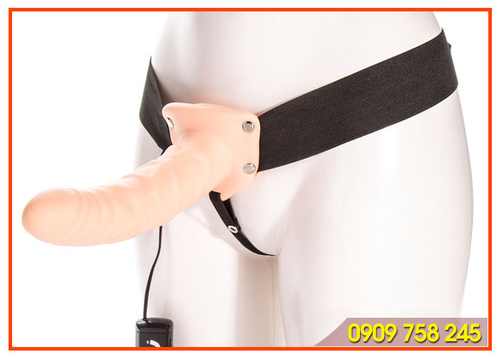 Dương Vật Giả Có Dây Đeo Rỗng Silicon Mềm Mịn Kích Thích SHP320