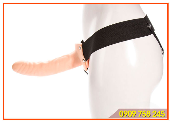 Dương Vật Giả Có Dây Đeo Rỗng Silicon Mềm Mịn Kích Thích SHP320