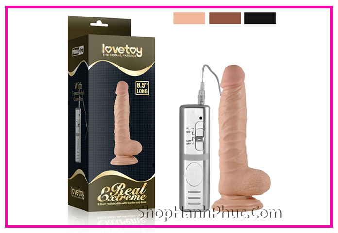 Dương Vật Giả Lovetoy Dán Tường SHP117 Rung Siêu Kích Thích