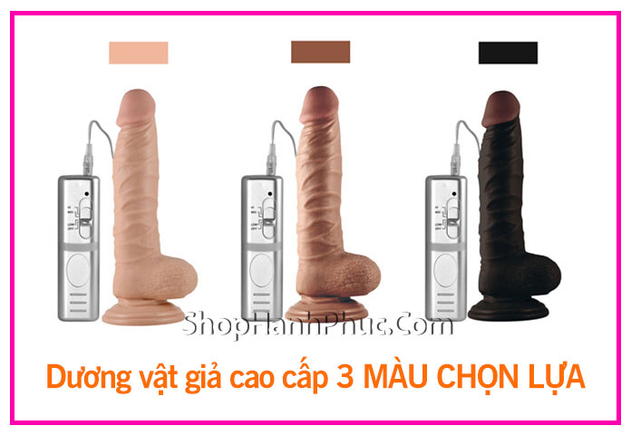 Dương Vật Giả Lovetoy Dán Tường SHP117 Rung Siêu Kích Thích