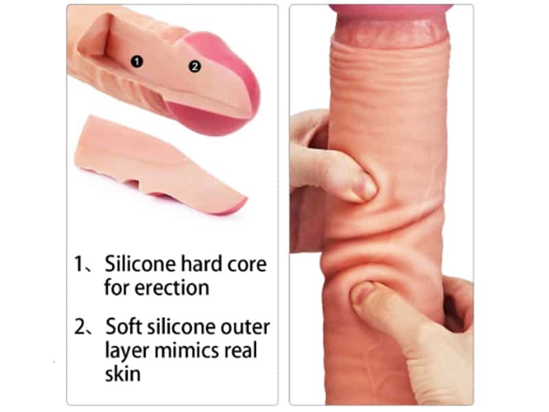 Dương Vật Giả Hít Tường Silicone Đa Lớp Kích Thích Mạnh Mẽ Dương Vật Giả Hít Tường Silicone Đa Lớp Kích Thích Mạnh Mẽ