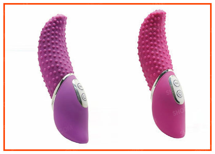 Dương Vật Giả Rung Hình Lưỡi Đa Năng SHP716 Sục Mạnh Kích Thích