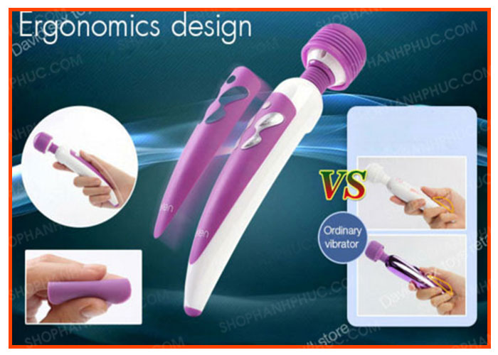 Chày Rung Đa Điểm SHP527 Kích Thích Mạnh Mẽ Thư Giãn
