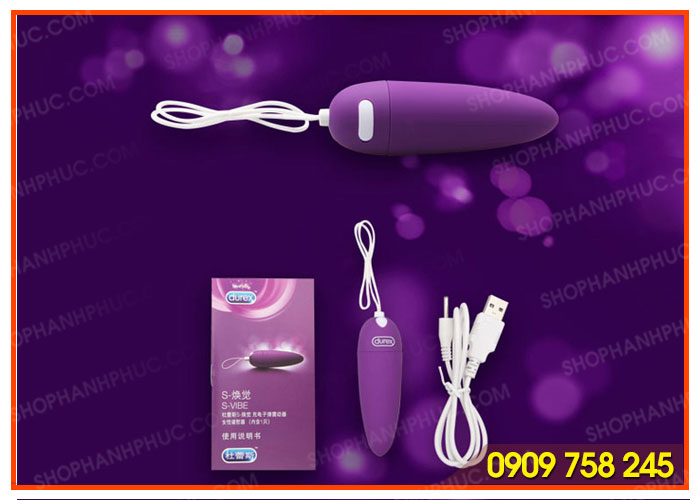 Trứng Rung Tình Yêu Cao Cấp Durex Đồ Chơi Nữ Siêu Hot