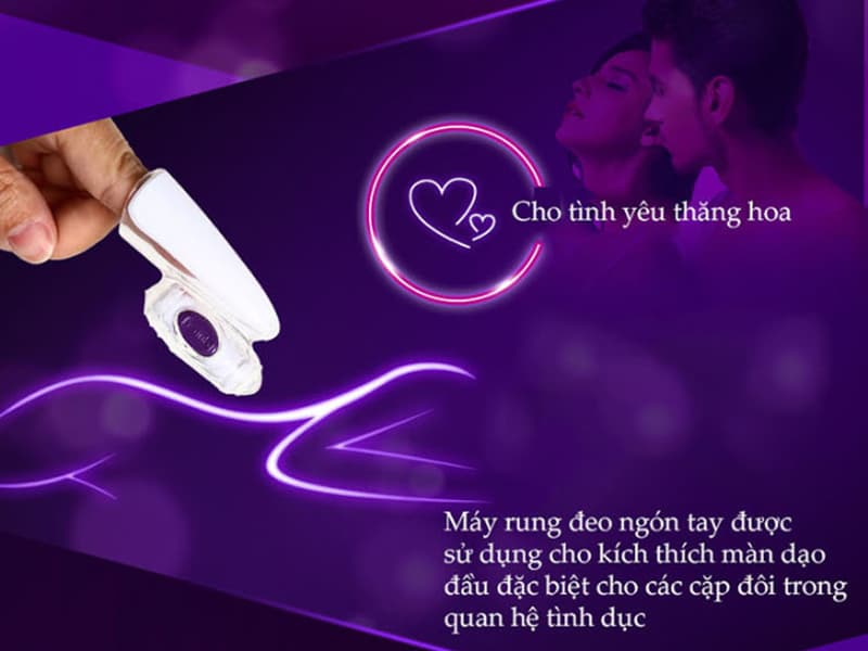 Durex Play Finger Máy Rung Đeo Ngón Tay Mini Hút Mạnh, Sướng