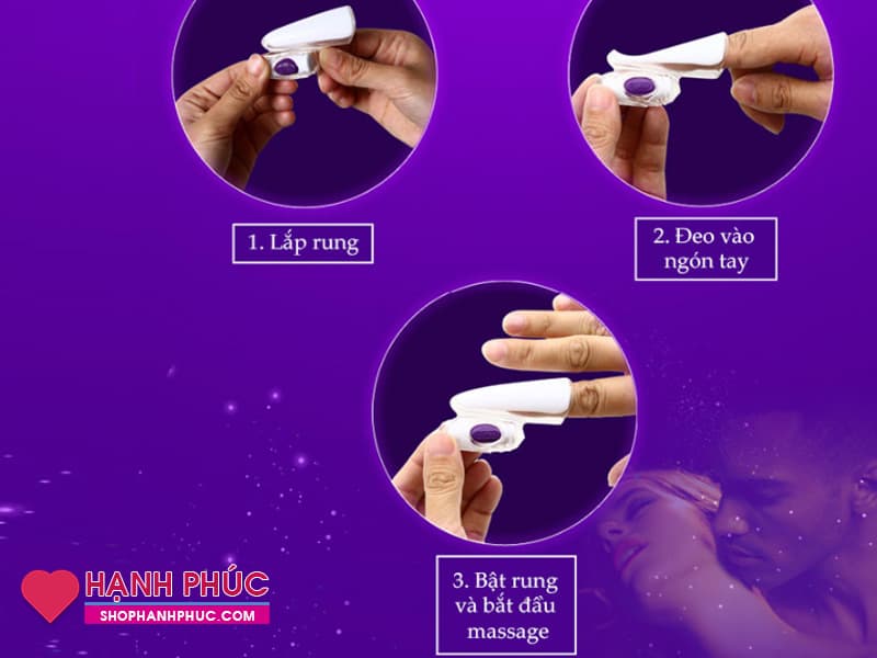 Durex Play Finger Máy Rung Đeo Ngón Tay Mini Hút Mạnh, Sướng