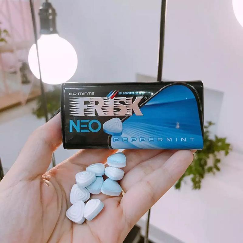Frisk Neo Peppermint kẹo ngậm BJ bạc hà thơm mát, tăng hưng phấn