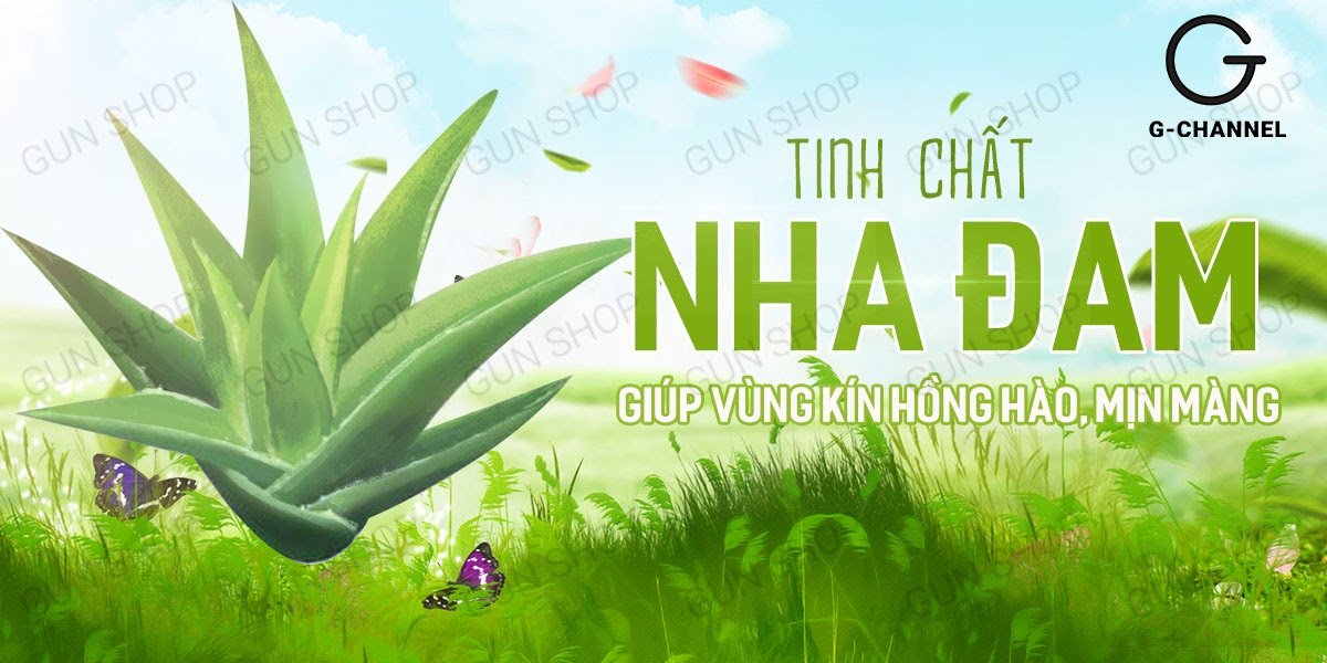 Gel bôi trơn lô hội chính hãng Shell Aloe Vera 100ml ẩm mượt an toàn Gel bôi trơn lô hội chính hãng Shell Aloe Vera 100ml ẩm mượt an toàn