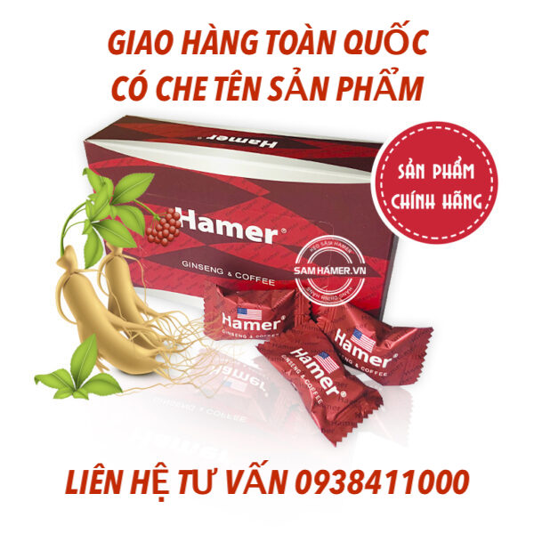 Kẹo sâm Hamer USA chính hãng tăng cường sinh lý kéo dài quan hệ