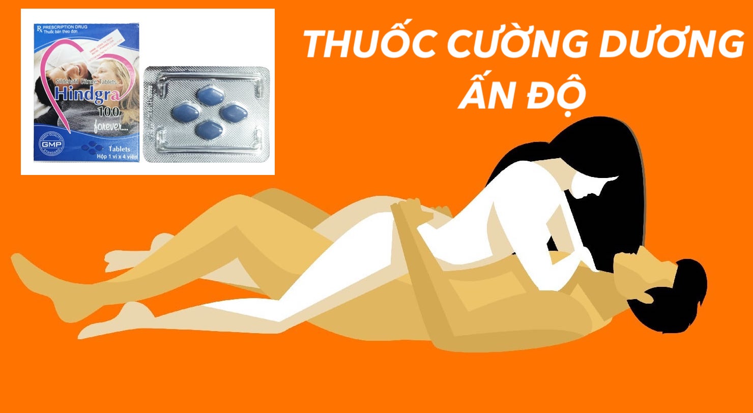 Hindgra 100mg Ấn Độ tăng cường sinh lý nam mạnh mẽ chống xuất tinh sớm