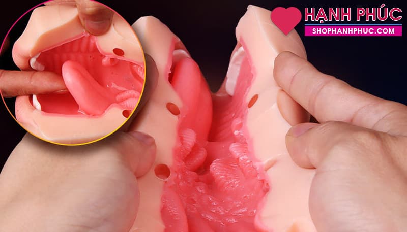  Shop bán JIUAI Oral 3D – Âm Đạo Giả 2 Đầu Đẹp Xuất Sắc - SHP1011 loại tốt