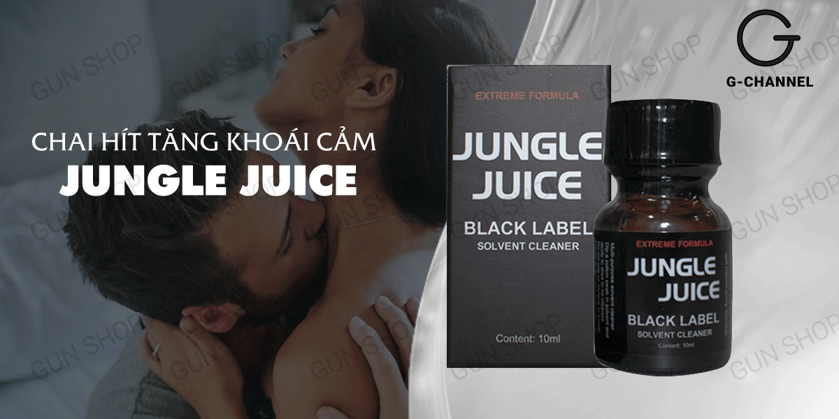 Popper Jungle Juice Black Label 10ml USA chính hãng kích thích cực đỉnh Popper Jungle Juice Black Label 10ml USA chính hãng kích thích cực đỉnh
