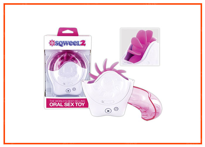Sqweel 2 Lưỡi Liếm Silicon Cao Cấp Kích Thích Mạnh Mẽ Hưng Phấn