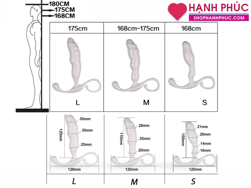 M-NEO Máy Mát Xa Hậu Môn SHP1015 Kích Thích Đa Chức Năng Sảng Khoái