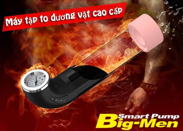 Big Men Pump máy tập kéo dài dương vật tự động an toàn hiệu quả