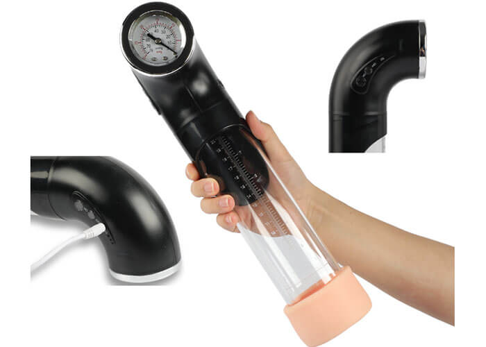 Big Men Pump máy tập kéo dài dương vật tự động an toàn hiệu quả