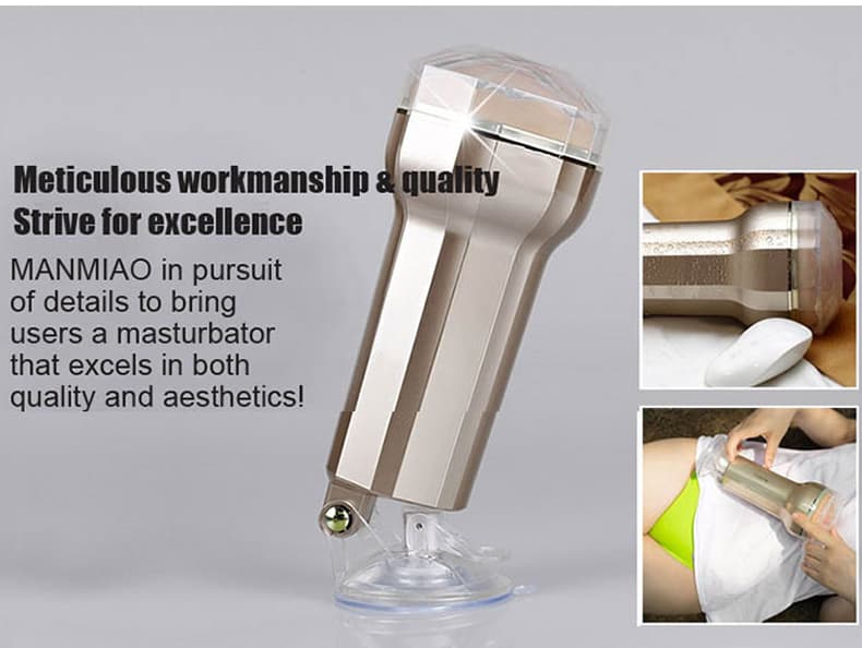 Mirabel Gold đồ chơi tình dục nam gắn tường silicon mềm mại cao cấp