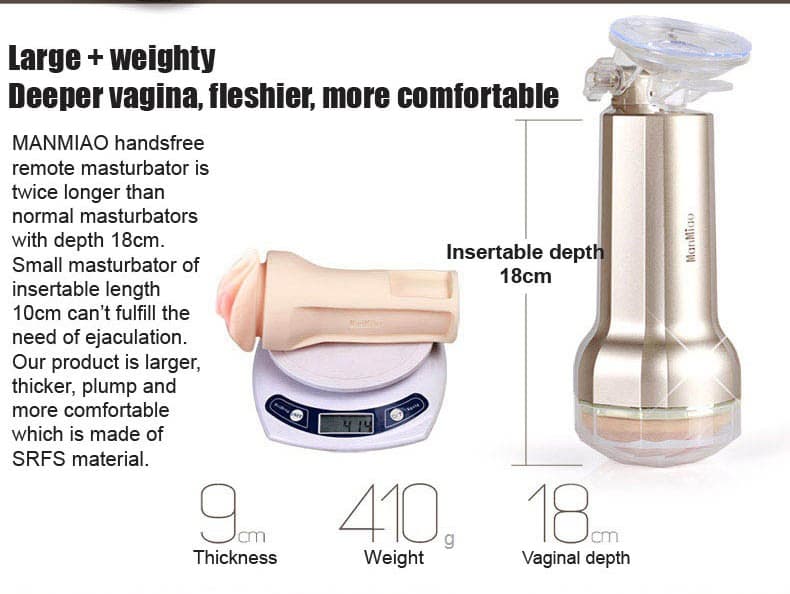 Mirabel Gold đồ chơi tình dục nam gắn tường silicon mềm mại cao cấp