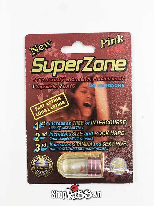 SuperZone R1 cường dương mạnh mẽ kéo dài thời gian quan hệ hiệu quả