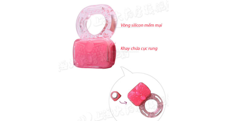 Nhẫn rung silicon Banana VD06 siêu kích thích bảo hành chính hãng