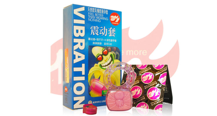 Nhẫn rung silicon Banana VD06 siêu kích thích bảo hành chính hãng
