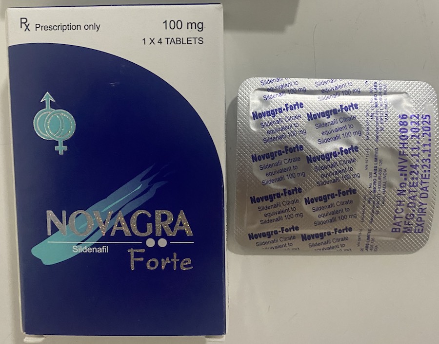 Thuốc Novagra Forte 100mg cường dương nâng cao sinh lý an toàn hiệu quả