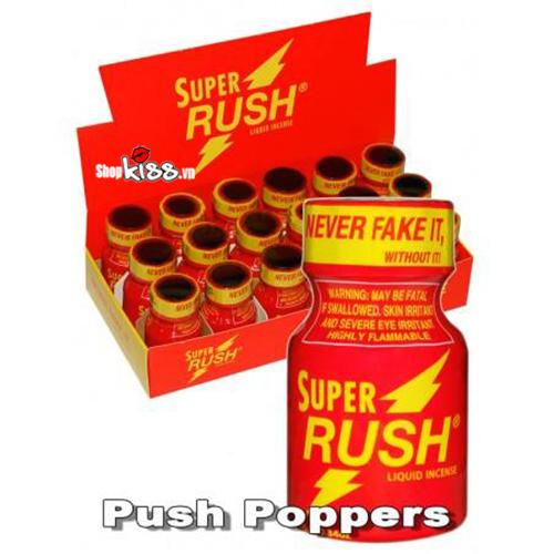 Popper Super Rush đỏ 10ml chính hãng Mỹ kích thích quan hệ