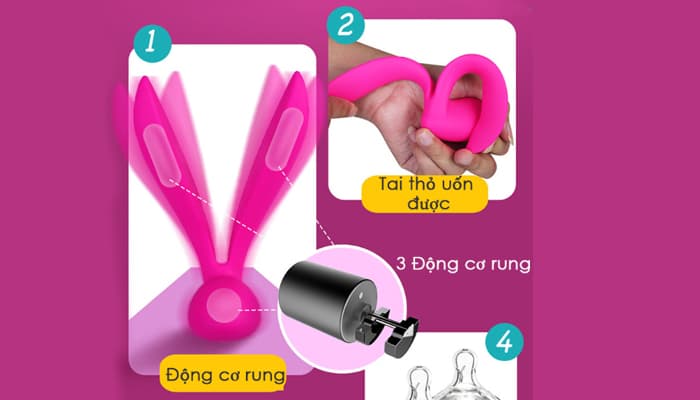 Rabbit Mini máy mát xa kích thích cho người lớn thiết kế độc đáo SHP1009 Rabbit Mini máy mát xa kích thích cho người lớn thiết kế độc đáo SHP1009