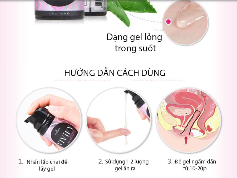 Sensuva ViviFy 50ml Kem Bôi Trơn Se Khít Âm Đạo Cao Cấp USA