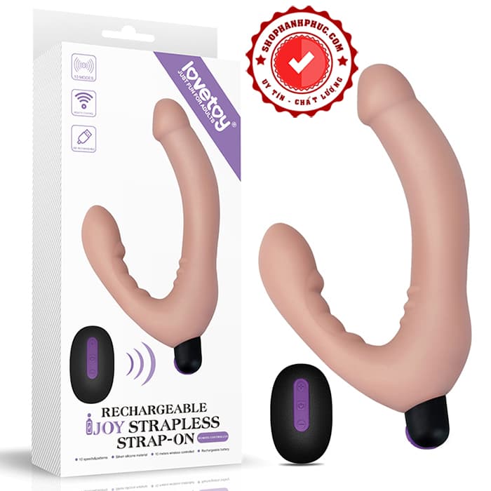 Sextoy 2 Đầu Joy Silicon Mềm Mại Rung Mạnh Điều Khiển Từ Xa