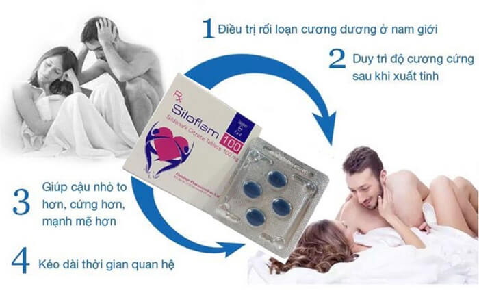Siloflam 100 trị xuất tinh sớm tăng cường sinh lý nam giới hiệu quả
