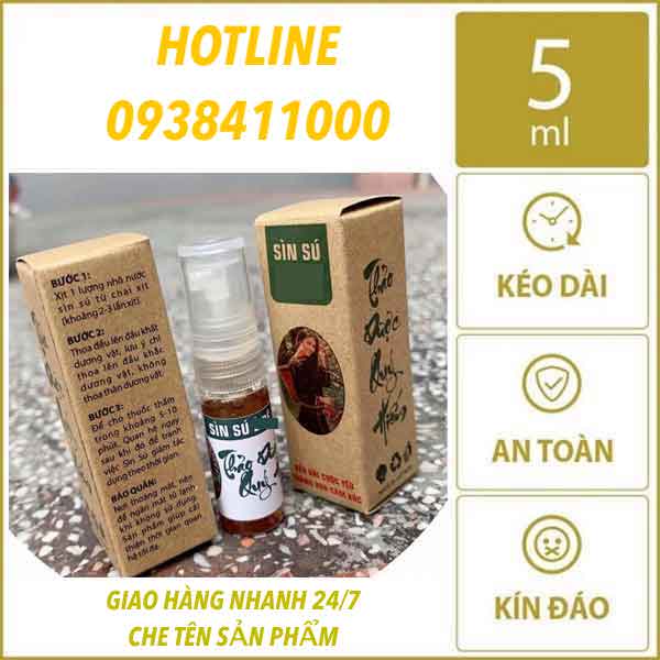 Sìn sú Ê Đê dạng xịt 5ml chống xuất tinh sớm kéo dài quan hệ Sìn sú Ê Đê dạng xịt 5ml chống xuất tinh sớm kéo dài quan hệ