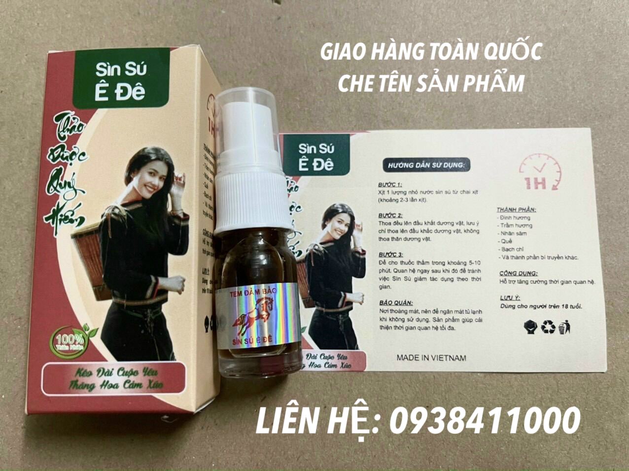 Sìn sú xịt Ê Đê chính hãng cao cấp an toàn kéo dài thăng hoa Sìn sú xịt Ê Đê chính hãng cao cấp an toàn kéo dài thăng hoa
