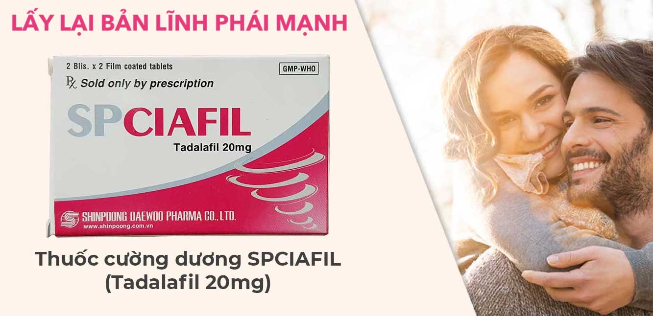 Spciafil 20mg Tadalafil Kéo Dài Thời Gian Cường Dương Hiệu Quả Spciafil 20mg Tadalafil Kéo Dài Thời Gian Cường Dương Hiệu Quả