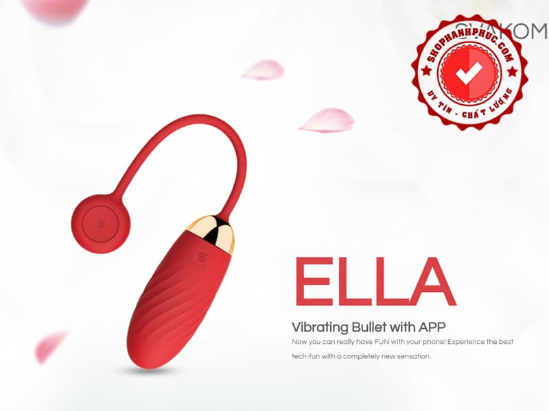 Trứng Rung Không Dây Svakom Ella Cao Cấp Siêu Hiện Đại Cho Nữ Trứng Rung Không Dây Svakom Ella Cao Cấp Siêu Hiện Đại Cho Nữ