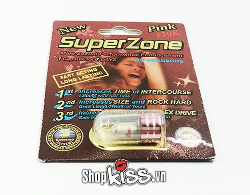 SuperZone R1 cường dương mạnh mẽ kéo dài thời gian quan hệ hiệu quả