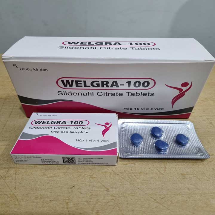 Welgra 100mg viên uống cường dương Ấn Độ tăng sinh lý nam mạnh