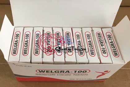 Welgra 100mg viên uống cường dương Ấn Độ tăng sinh lý nam mạnh