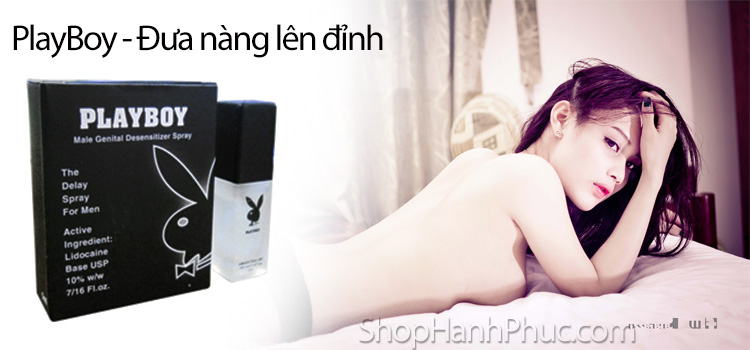 Chai xịt PlayBoy 5ml tăng cường kéo dài cực mạnh hiệu quả