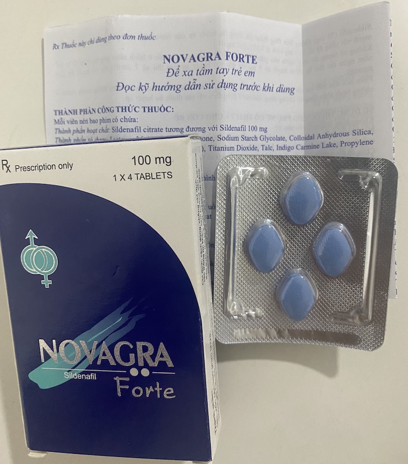 Thuốc Novagra Forte 100mg cường dương nâng cao sinh lý an toàn hiệu quả