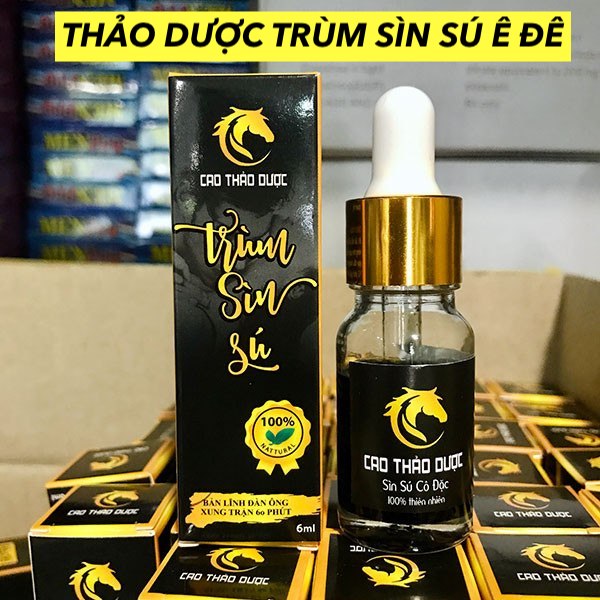 Trùm Sìn Sú 10ml Xịt Ê Đê Thảo Dược Kéo Dài Quan Hệ Chính Hãng