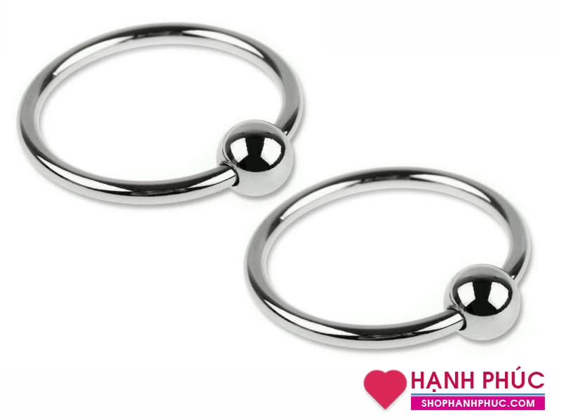 V-Inox Vòng Đeo Dương Vật 12 Bi Chống Ra Nhanh Tăng Khoái Cảm