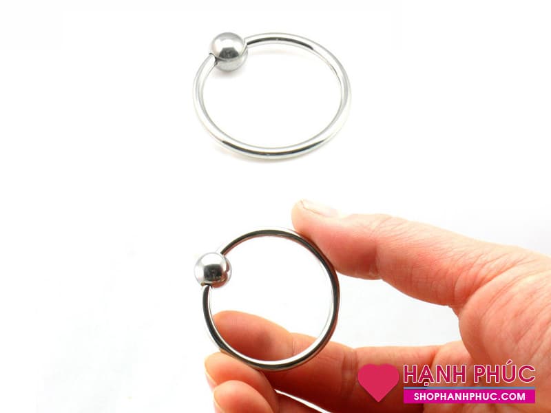 V-Inox Vòng Đeo Dương Vật 12 Bi Chống Ra Nhanh Tăng Khoái Cảm
