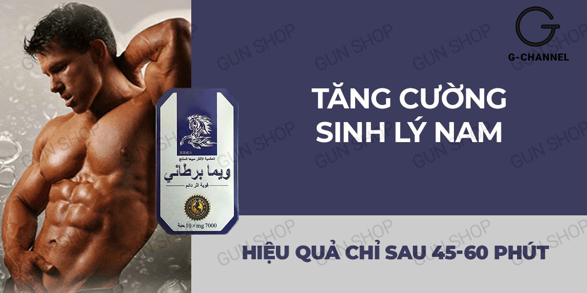 Ngựa Thái chính hãng thuốc cường dương tăng cường sinh lý nam hộp 10 viên